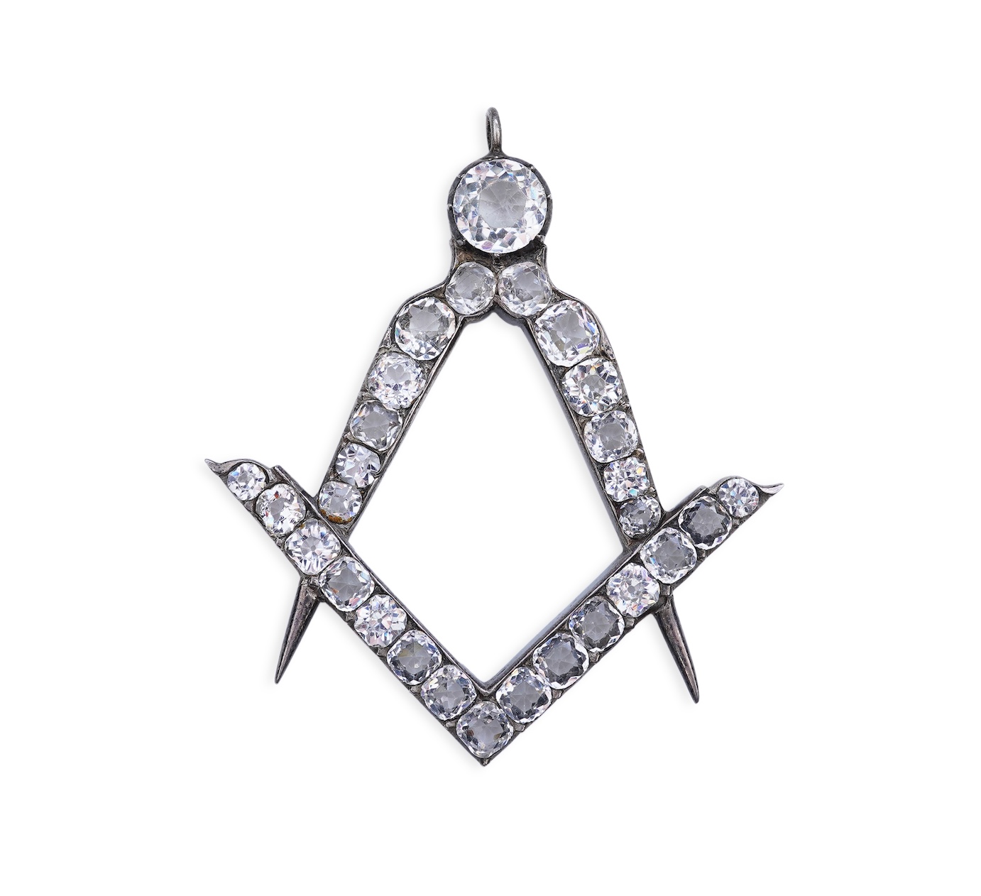 A paste pendant, late 19th century
